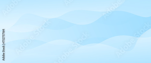 Abstract soft blue curve background, blue beauty dynamic wallpaper with wave shapes. Template banner background for beauty products, sales, ads, pages, events, web, and others