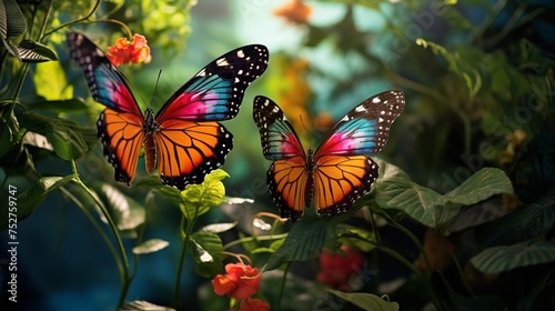 Fluttering Elegance: Rhopalocera Butterflies in Natural Beauty