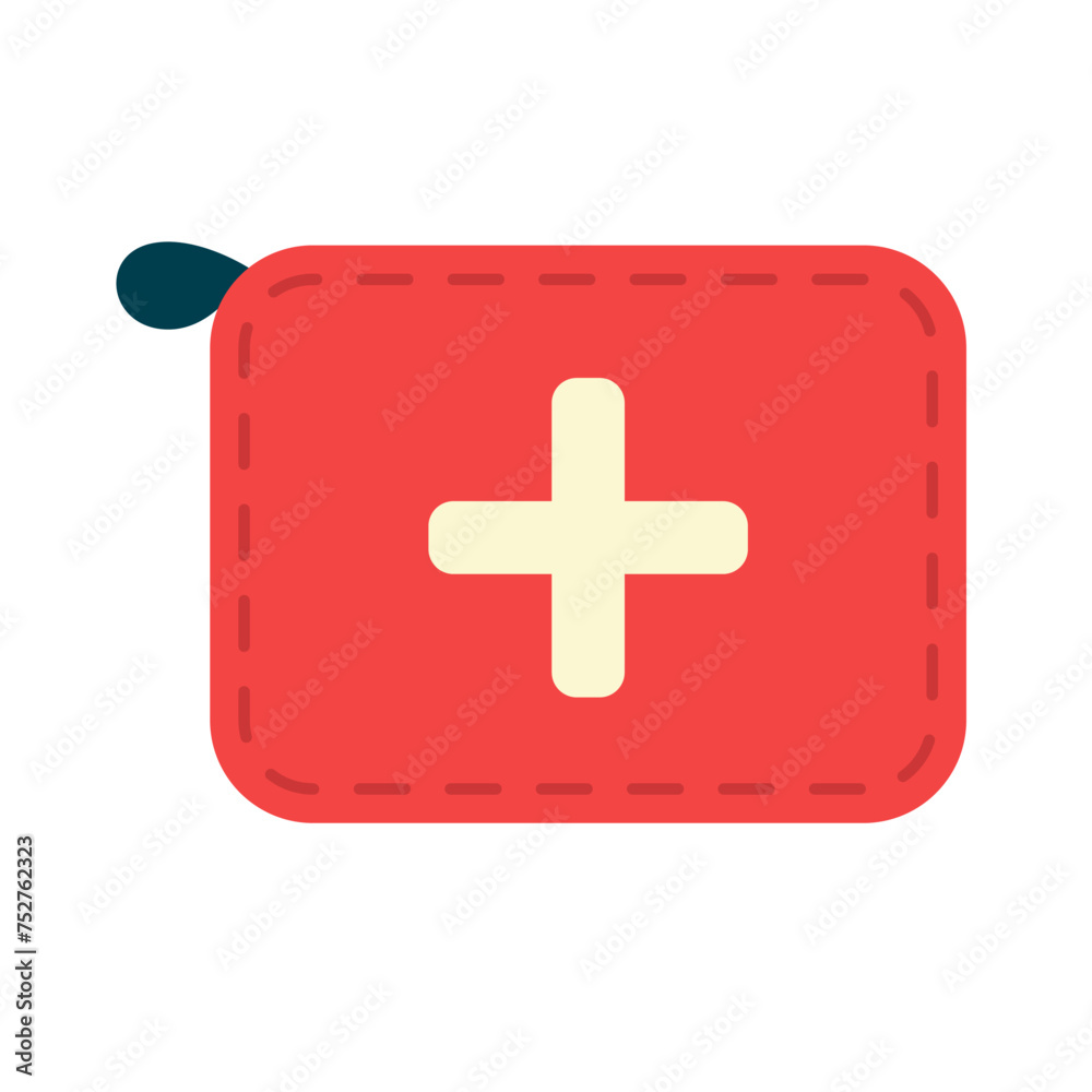 Fototapeta premium First aid kit vector illustration