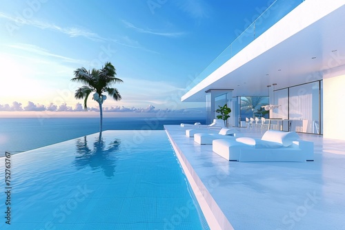 Poolside Paradise A Modern Getaway for the Ultimate Summer Experience Generative AI © Bipul Kumar