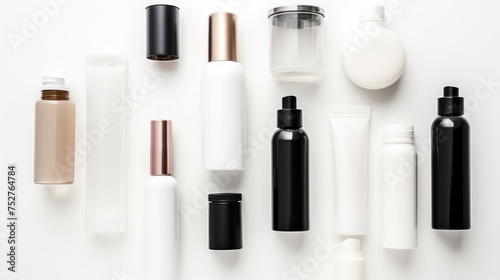 Assorted Skin Care Products on White Surface