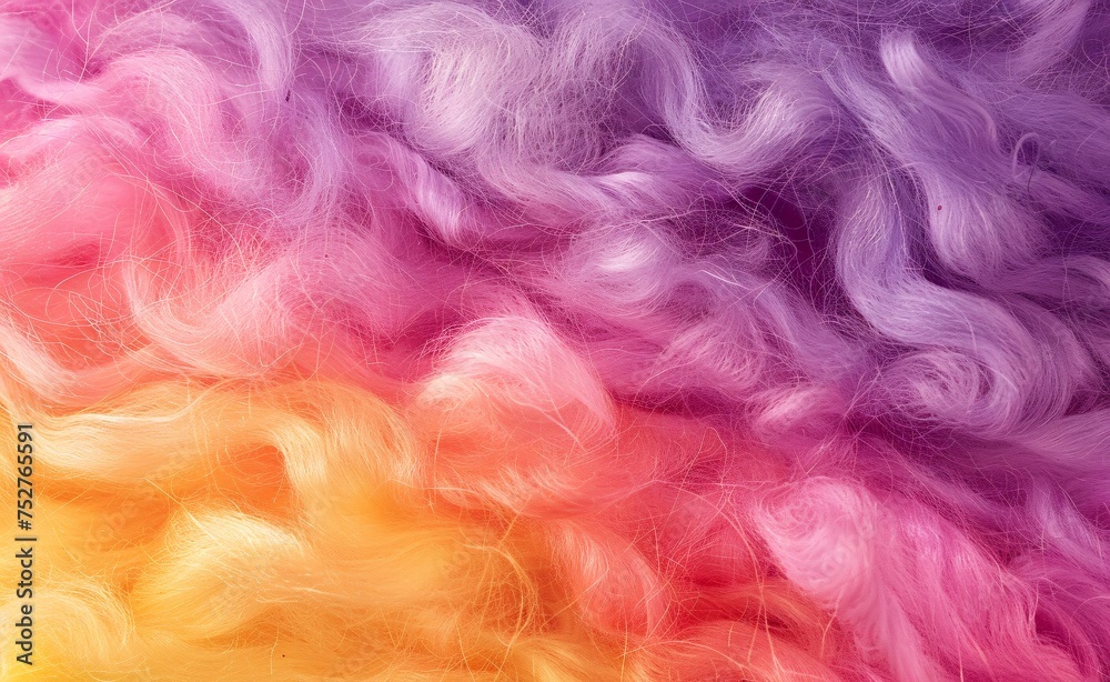 Purple Hair A Colorful Celebration of Pride Month Generative AI