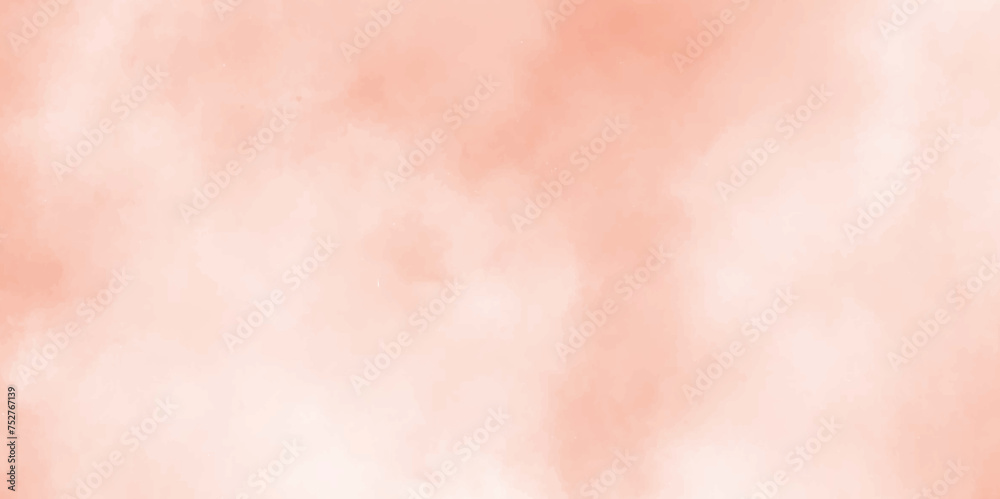 Abstract Pink color light ink effect shades gradient watercolor texture, Watercolor abstract wet hand drawn pink texture, grunge and stained Pink ink and watercolor textures on white paper background. - obrazy, fototapety, plakaty 