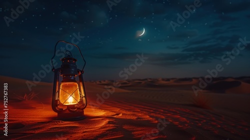 A Magical Night of Ramadan in the Arabian Desert © artestdrawing
