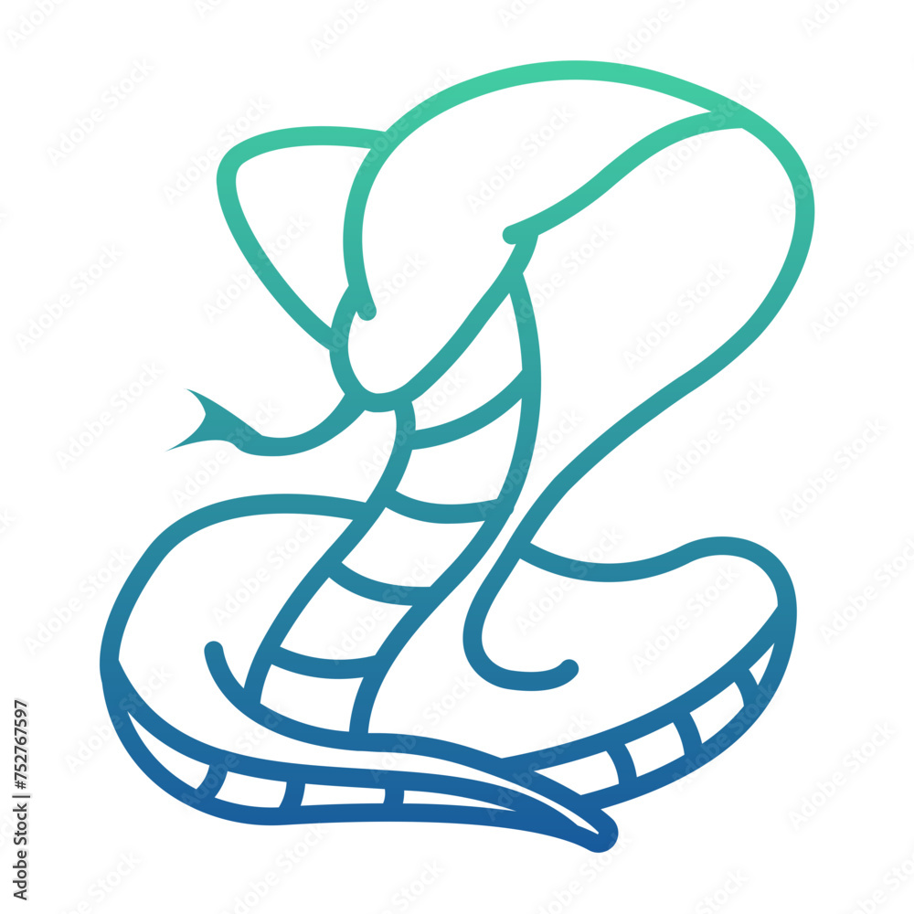 King Cobra Gradient Linear Style King Cobra Gradient Linear Style