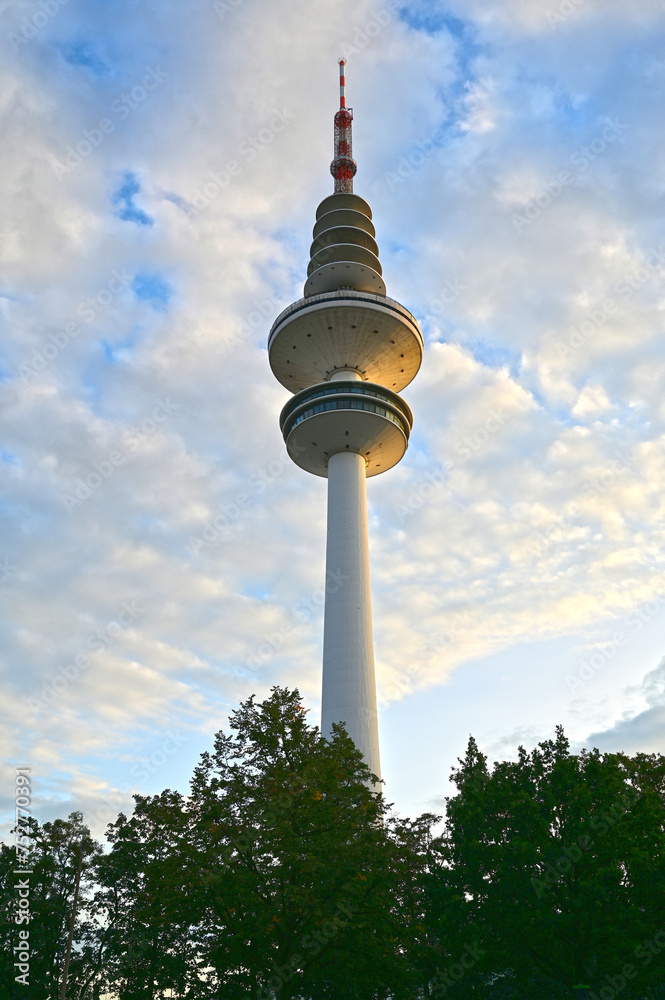 Naklejka premium TV tower in Hamburg