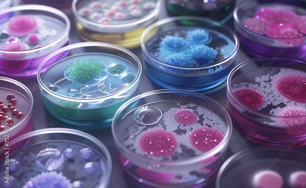 Colorful Crystals in Clear Vials A Monthly Event Celebration Generative AI Colorful Crystals in Clear Vials A Monthly Event Celebration Generative AI