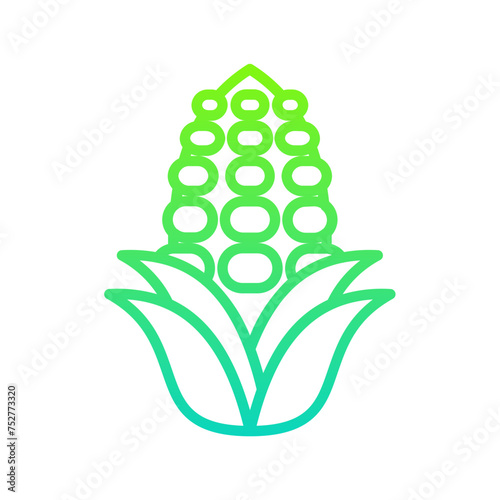 Corn Gradient Linear Style photo