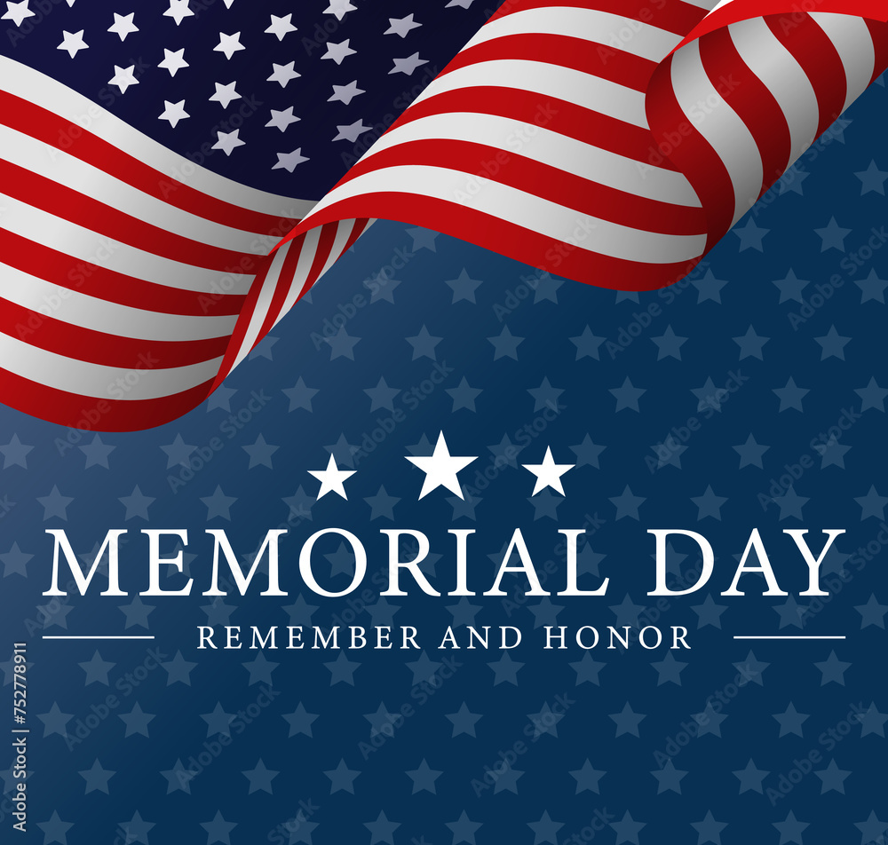 Memorial Day Background USA Flag Memorial Day Background USA Flag