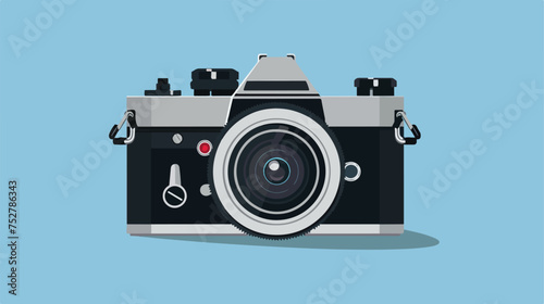 Camera photography icon symbol vector image. Illustration