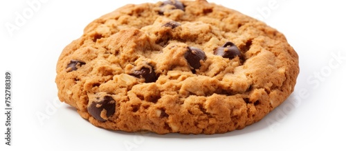 Delicious Homemade Cookie with Chocolate Chips Ready to Enjoy