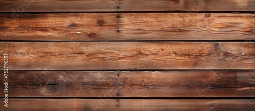Rustic Wooden Wall Featuring Intricate Brown Wood Texture Details for Background Design