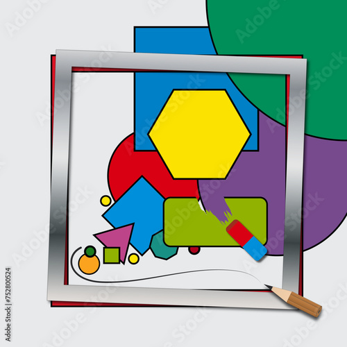 Rahmen Farbausbruch 3