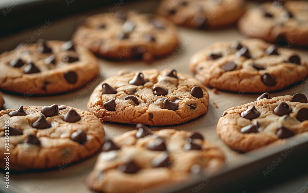 Chocolate Chip Cookie Delight A Sweet Treat for National Chocolate Chip Day Generative AI