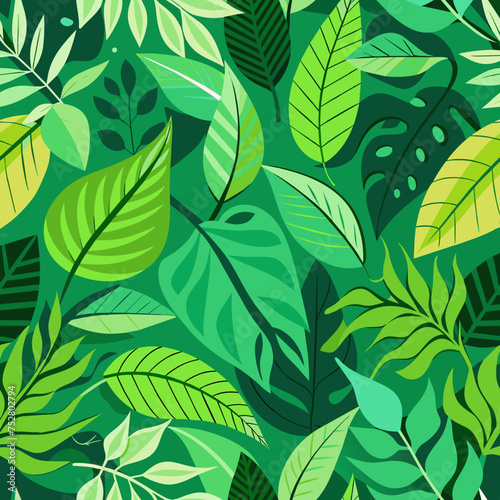 green leaves, background