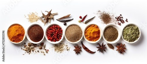 Rich and Aromatic Collection of Spices and Herbs for Culinary Delights and Home Cooking