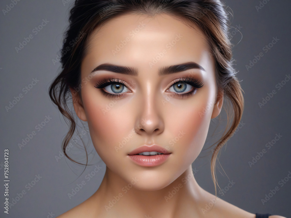 beautiful caucasian woman portrait beautiful caucasian woman portrait