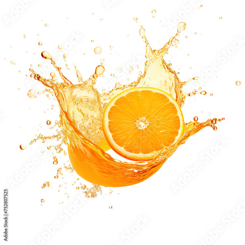 orange juice splash isolated on transparent background Remove png, Clipping Path, pen tool