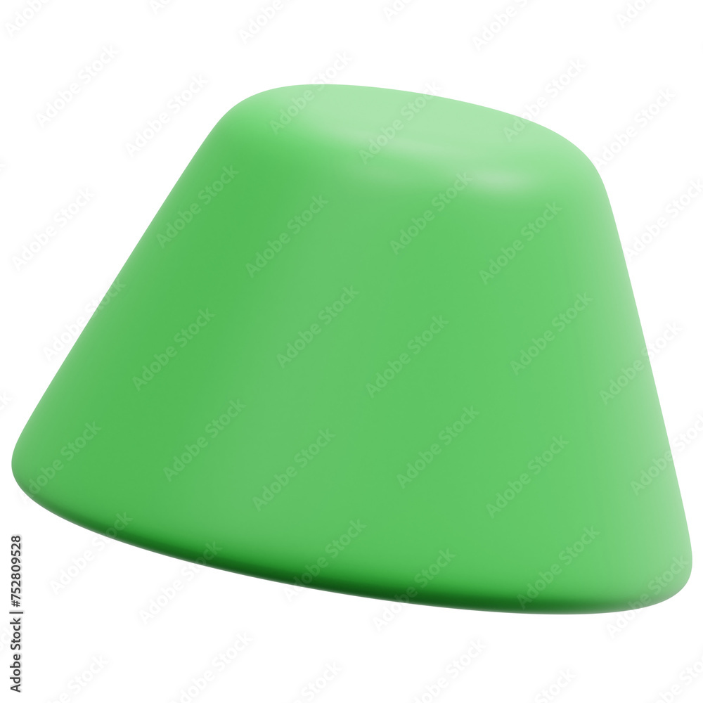 truncated cone 3d render icon illustration truncated cone 3d render icon illustration