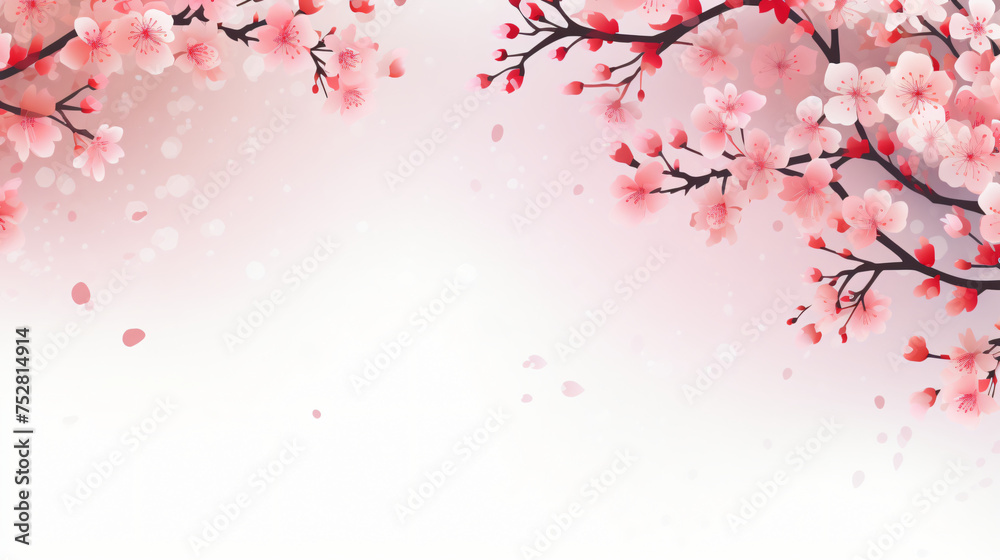 Spring blossom background. Blank background for advert