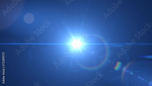 Wallpaper Mural lens flare effects on black background Torontodigital.ca