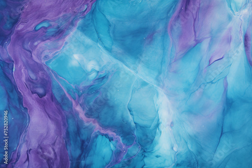 Blue and violet marble texture background.