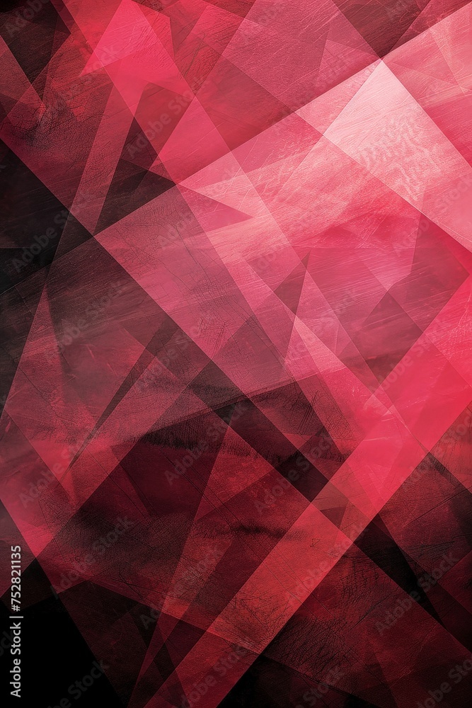 Construct a sophisticated background featuring red and pink geometric patterns in a dark color palette Construct a sophisticated background featuring red and pink geometric patterns in a dark color palette