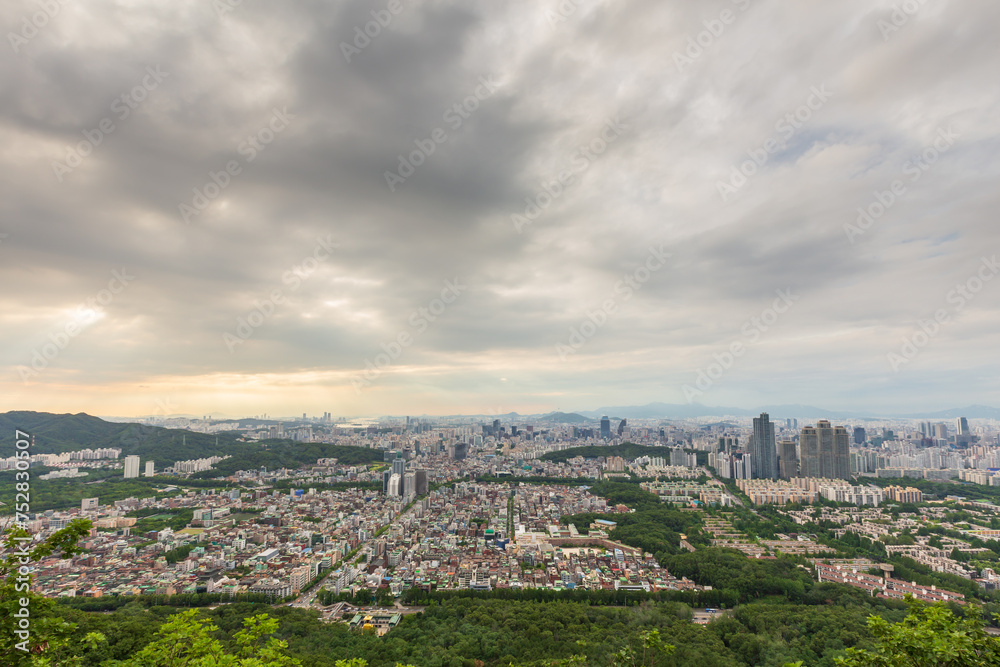 Obraz premium 서울 전경 풍경