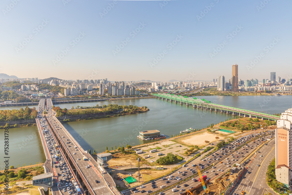 Fototapeta premium 서울 여의도 빌딩