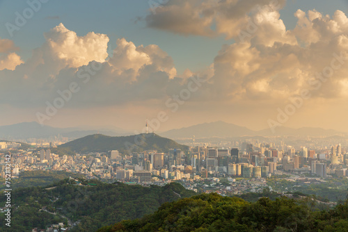 Canvas Print 서울 전경 풍경