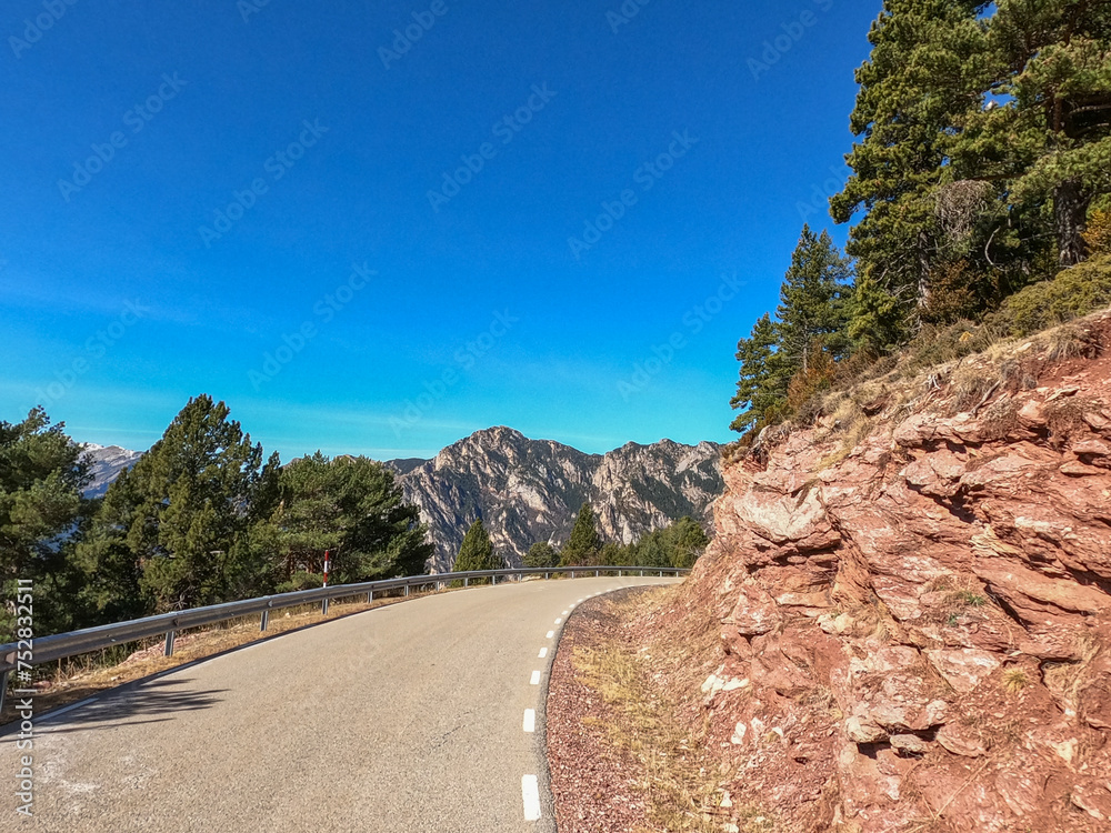 mountain road - road trip - spain - coll de pal