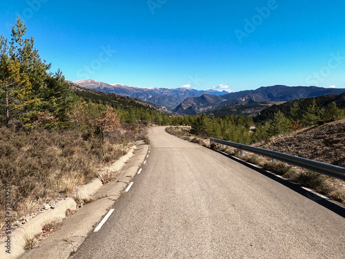 mountain road - road trip - spain