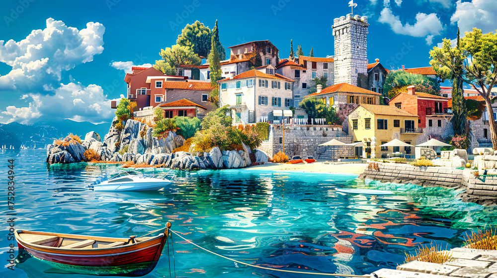 Coastal Serenade, A Mediterranean Journey, Where Seas Meet Villages in Timeless Harmony