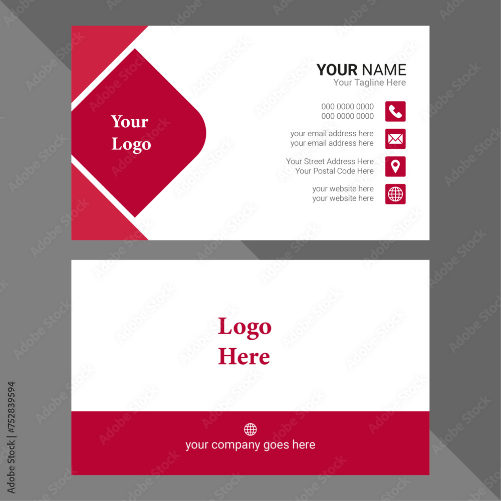 Creative and modern business card template. Vector illustration Creative and modern business card template.
Modern shape with abstract. Vector illustration print template.
