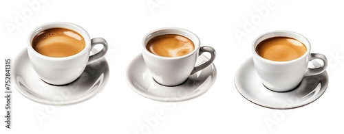 Set of ceramic cup espresso cffee italian