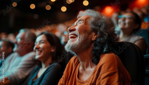 joyful laughter in audience © kura