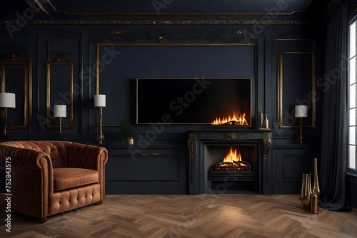 fireplace in the living © Hamza
