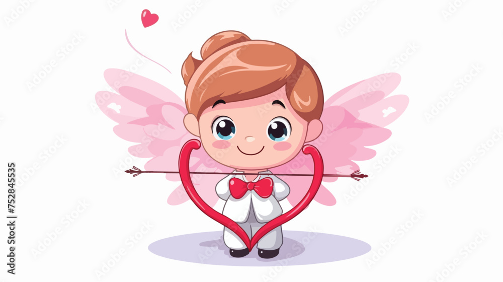 Valentines day character. vector illustration