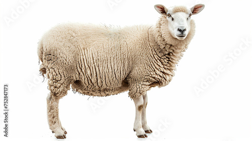 sheep isolated on white