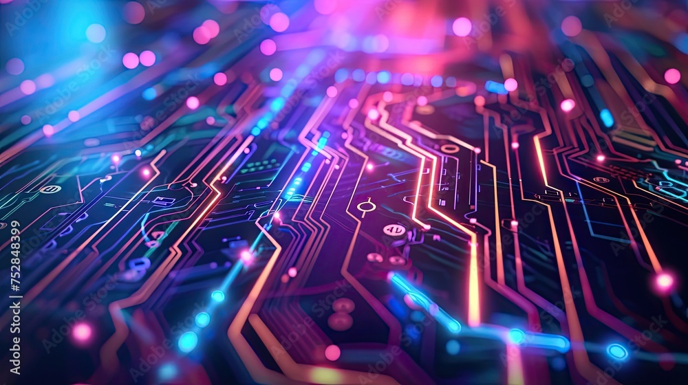 Data stream. Information, technology, connectivity, network, internet, communication, big data, streaming, real-time, digital, flow. Generated by AI