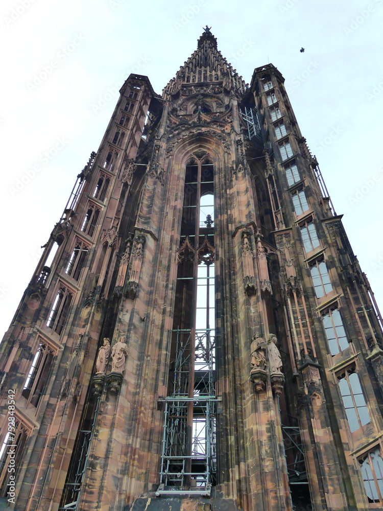 Obraz premium Clocher de la Cathédrale de Strasbourg