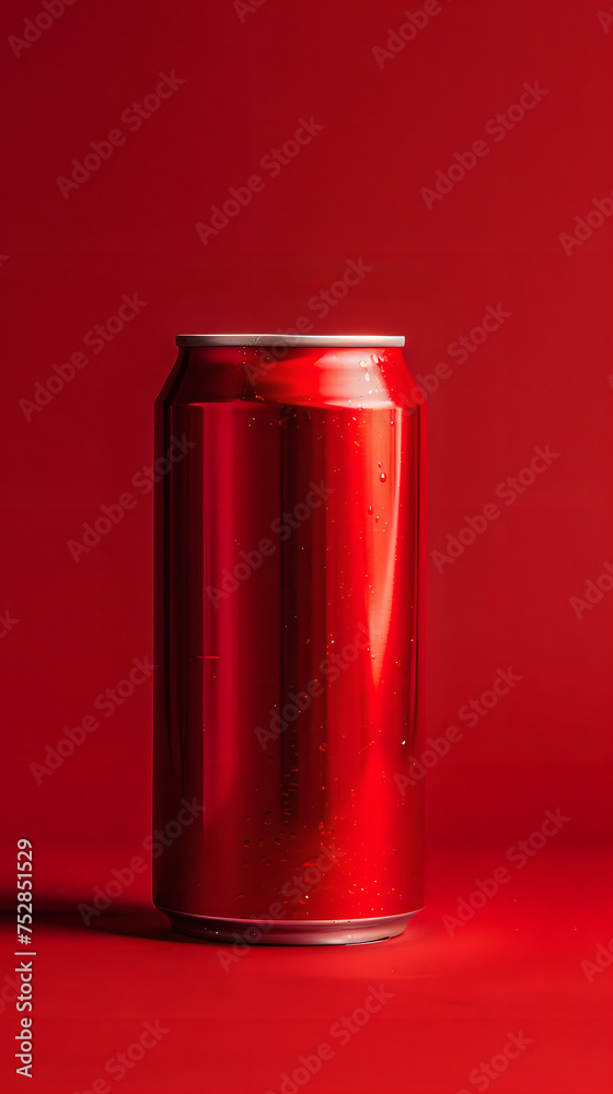 red can on red background red can on red background