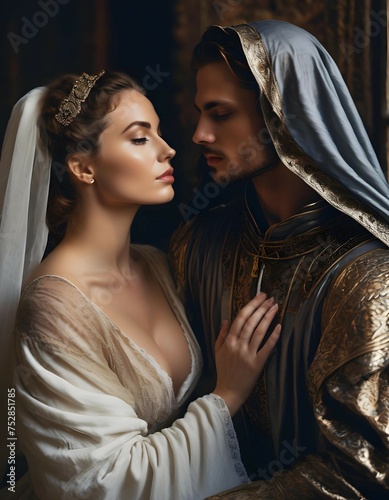 Intimate Historical Couple