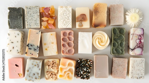 A collection of diverse soap products for various uses