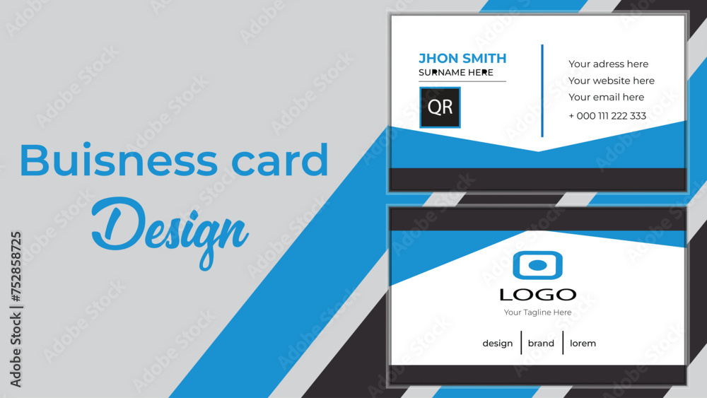 Creative and modern business card template Design. Creative and modern business card template Design.