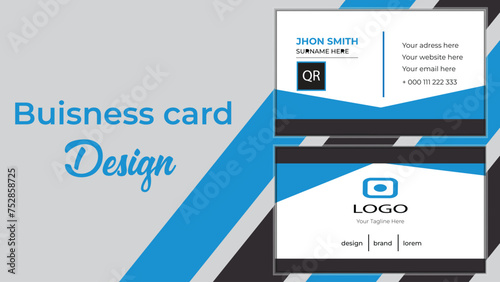 Creative and modern business card template Design.