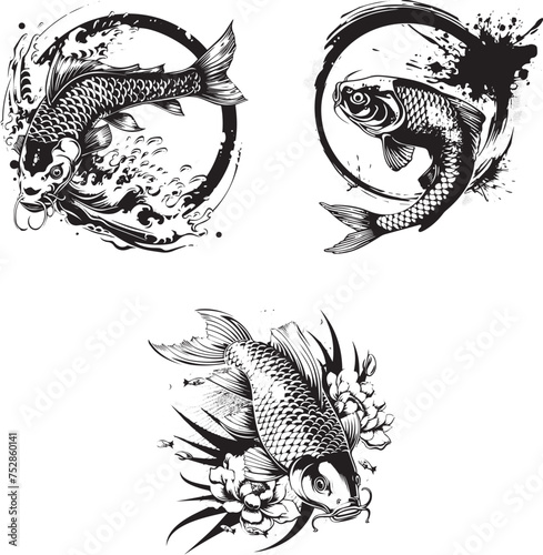set carpa jap tattoo