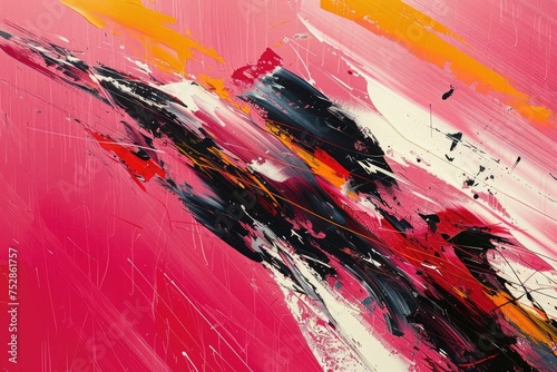 Abstract painting Neon colors background wallpaper design images