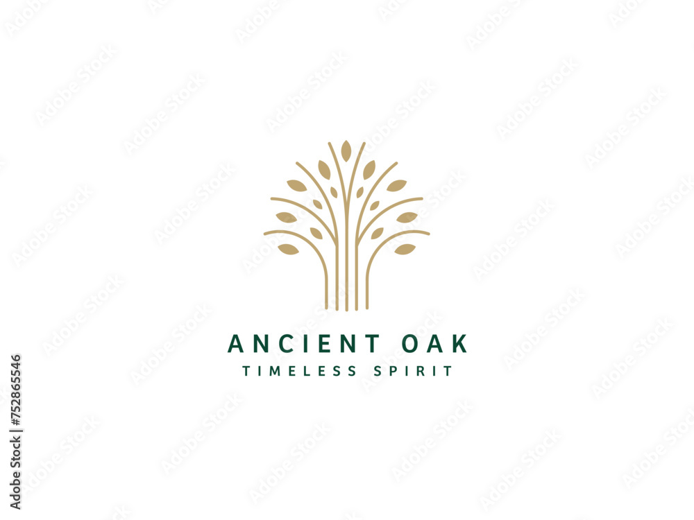 Professional Oak Tree Logo Design