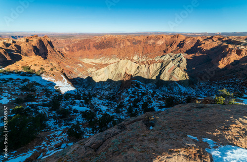 Winter Overlook at Canyonlands National Park in southeastern Utah